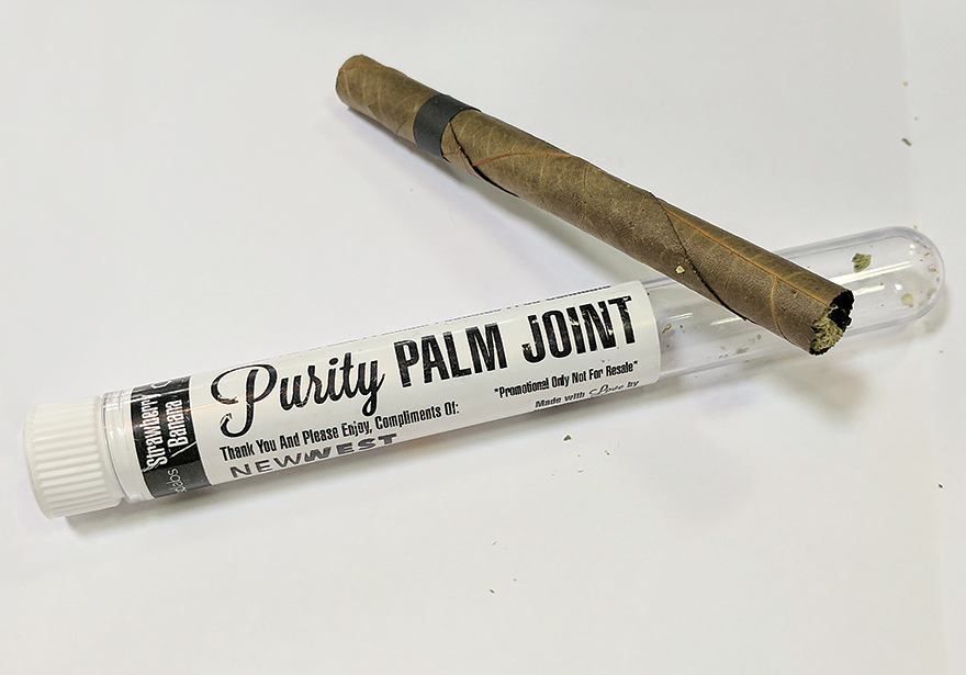 EDIBLES LIST MAGAZINE FEATURE REVIEW - THE PURITY PALM JOINT
