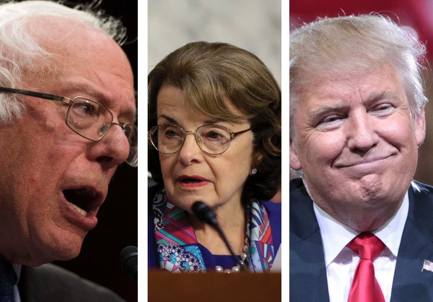 Diane Feinstein Says She Supports Cannabis, Bernie Sanders Endorses The Marijuana Justice Act and President Trump Approves State Cannabis Rights