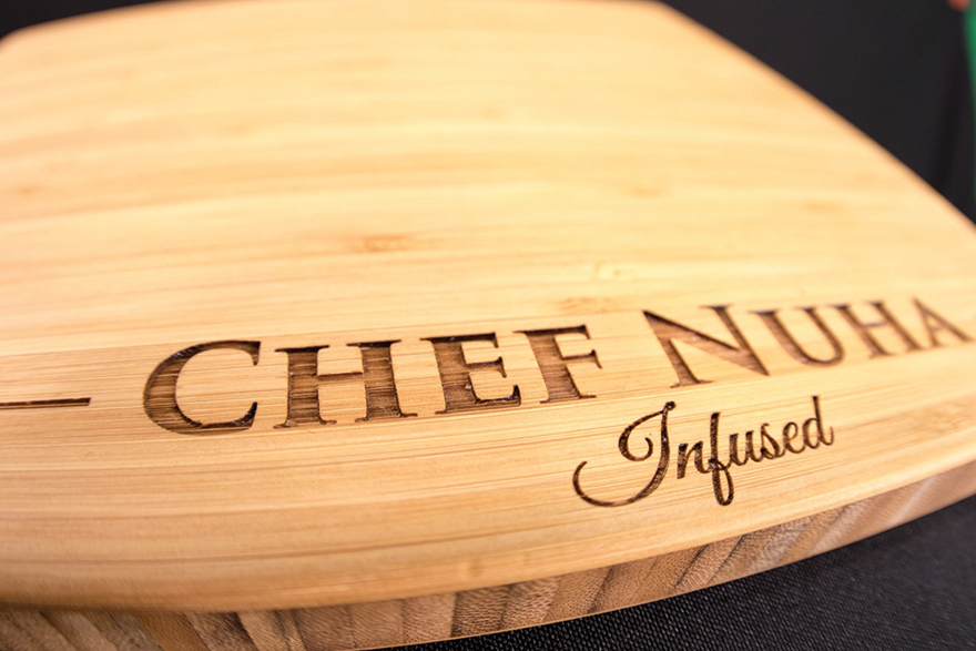 Chef Nuha Edibles Magazine Feature