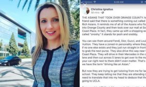 Racist Orange County Attorney makes Bizarre Anti-Asian Facebook Post