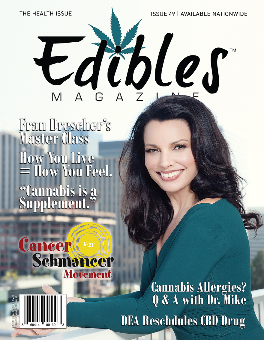 Edibles Magazine Cannabis Feature Interview with Fran Drescher The Nanny - 1