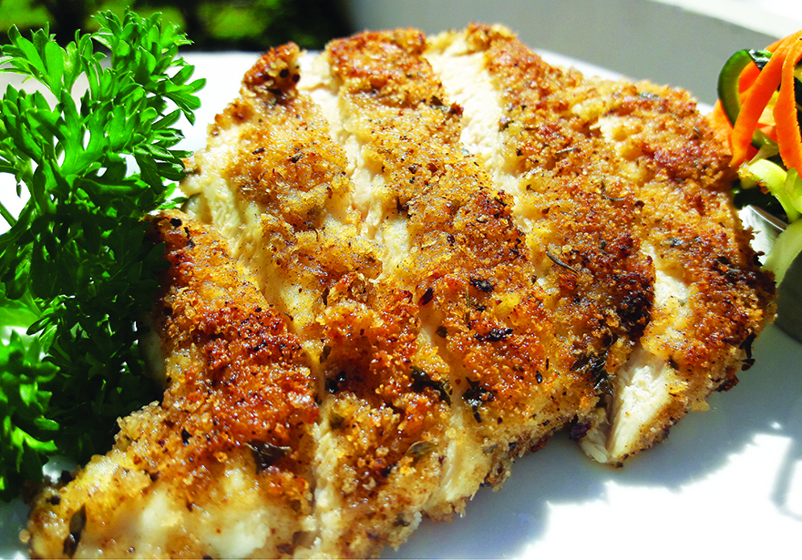 Edible's Magazine Recipe Herb Crusted Chicken
