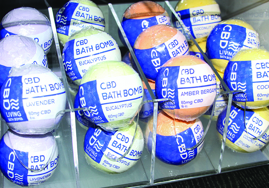 Edibles Magazine Editor's Pick CBD Living Bath Bombs