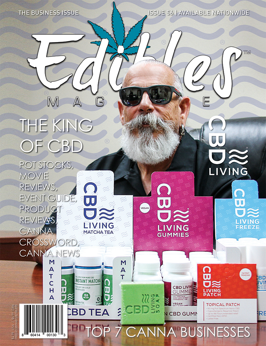 Edibles Magazine CBD Living Cover Story