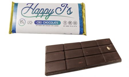 Happy Js CBD Infused Chocolate Bars - Edibles Magazine Editors Pick - Featured Review