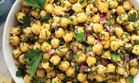 Edibles Magazine Recipes - Spring Stoner Chickpea Salad