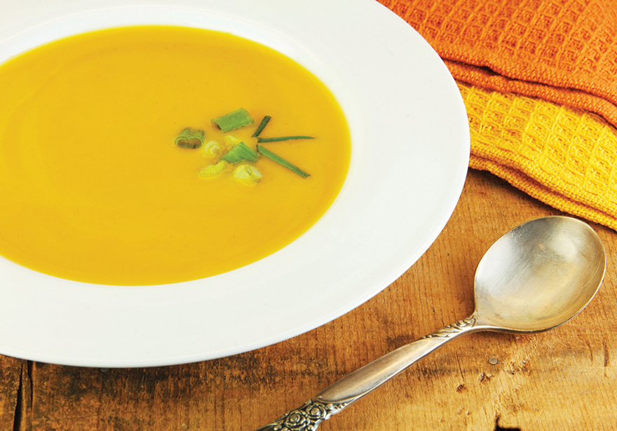 Mighty Medicated Maple Syrup Roasted Butternut Squash Soup