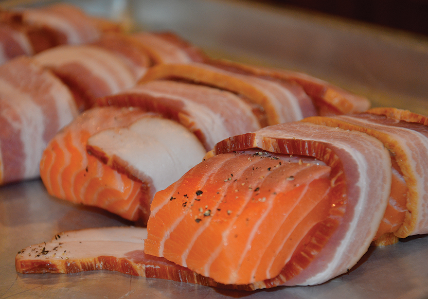Medicated Recipes: Totally Medicated Bacon Wrapped Baked Salmon