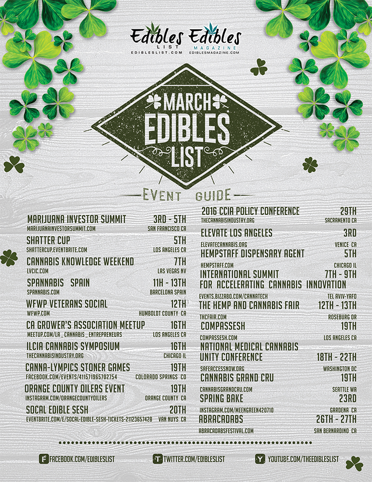 March Cannabis Event Guide
