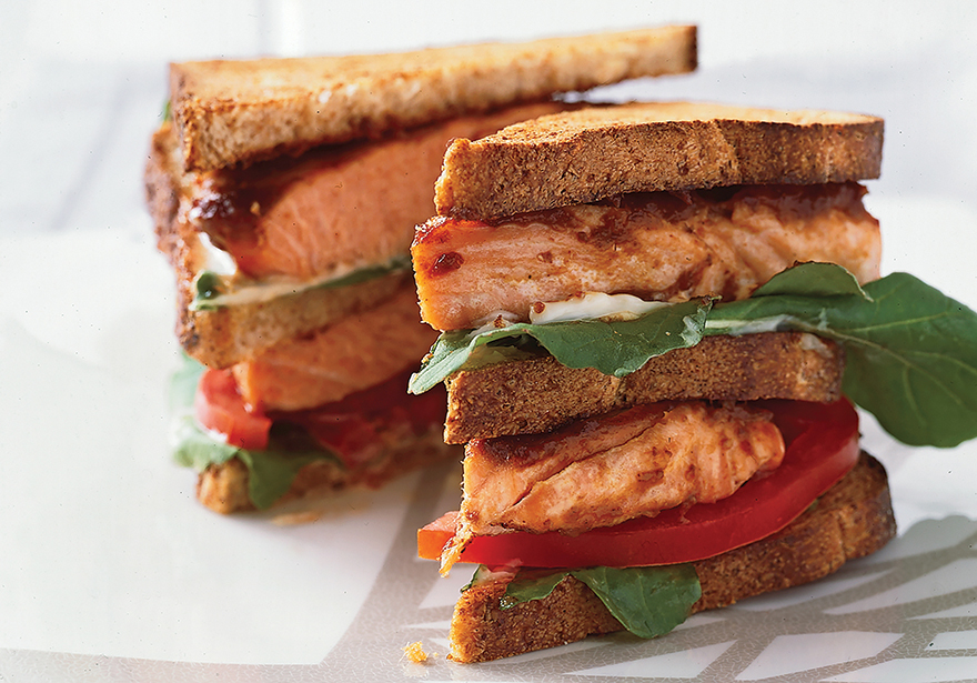 Medible Recipe: Smokin' Salmon Sandwich