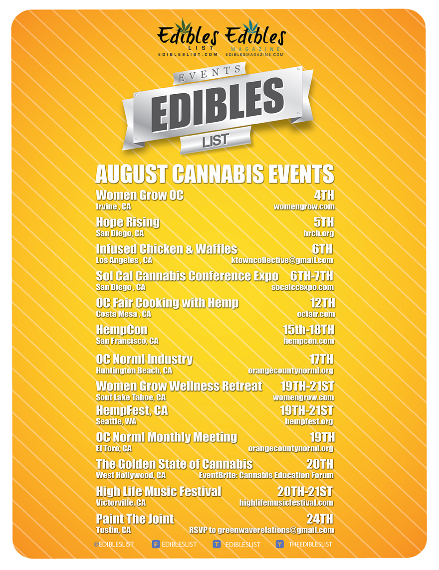 August Cannabis Event Guide