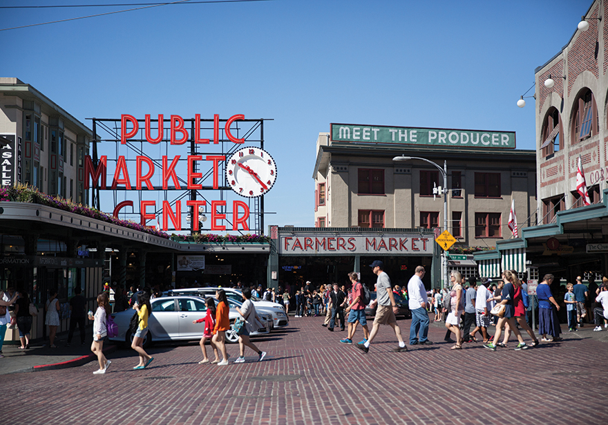 Big Green Tourist Attractions for Downtown Seattle
