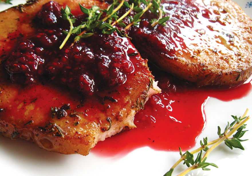 Cooking with Cannabis: Raspberry Reefer Pork Chops