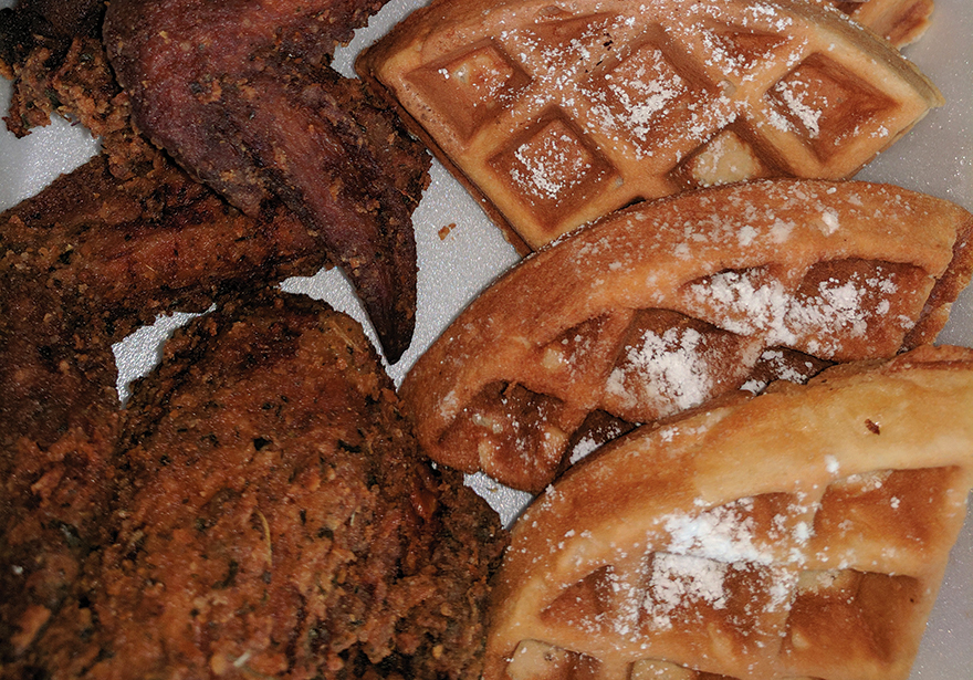 KoreaTown Collective Cannabis Infused Chicken and Waffles