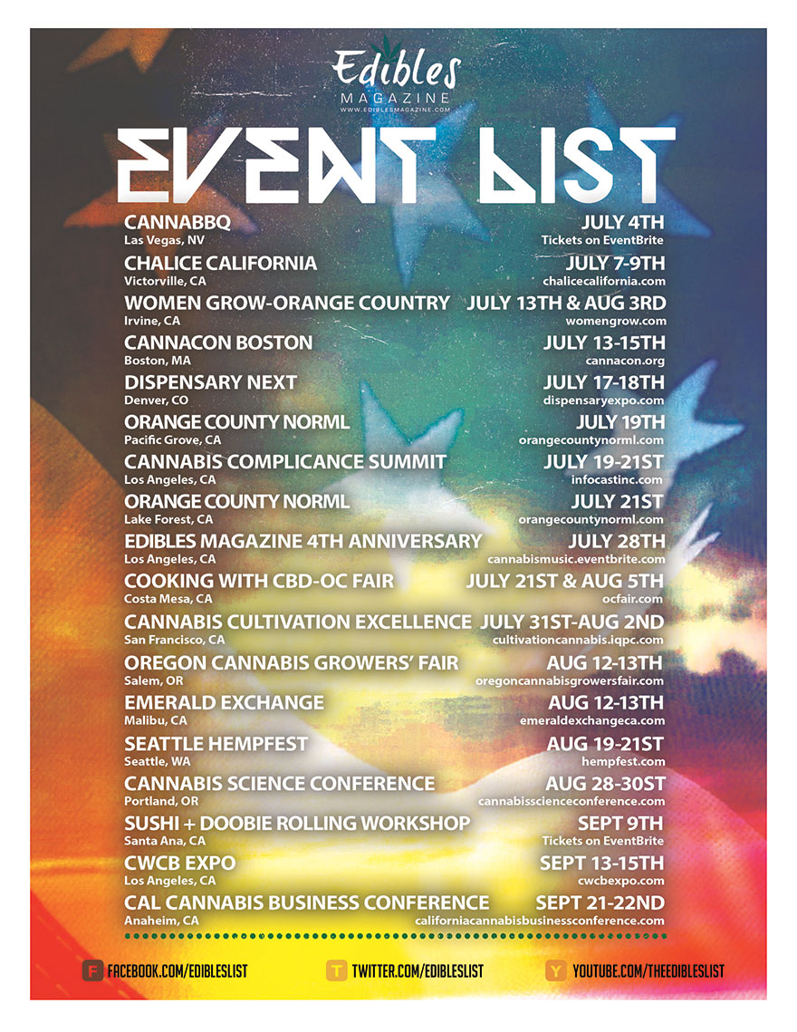 July Cannabis Event Guide