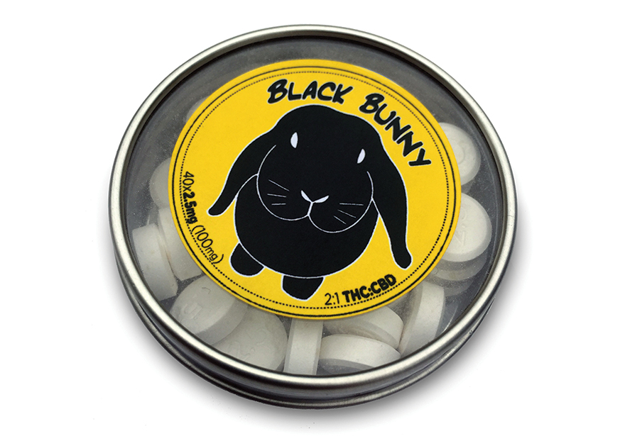 Black Bunny Liquorice THC Mints