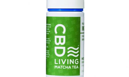 Edibles Magazine Reviews CBD Living Matcha Tea