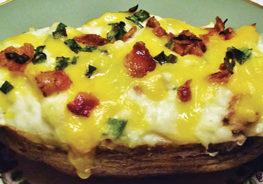 Cannabis Infused Twice Baked Potato - Cooking with Cannabis Ultimate Holidays Recipe Guide