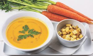Pot Socks & Stocked Pots: Jushi and Carrot Juice Soup